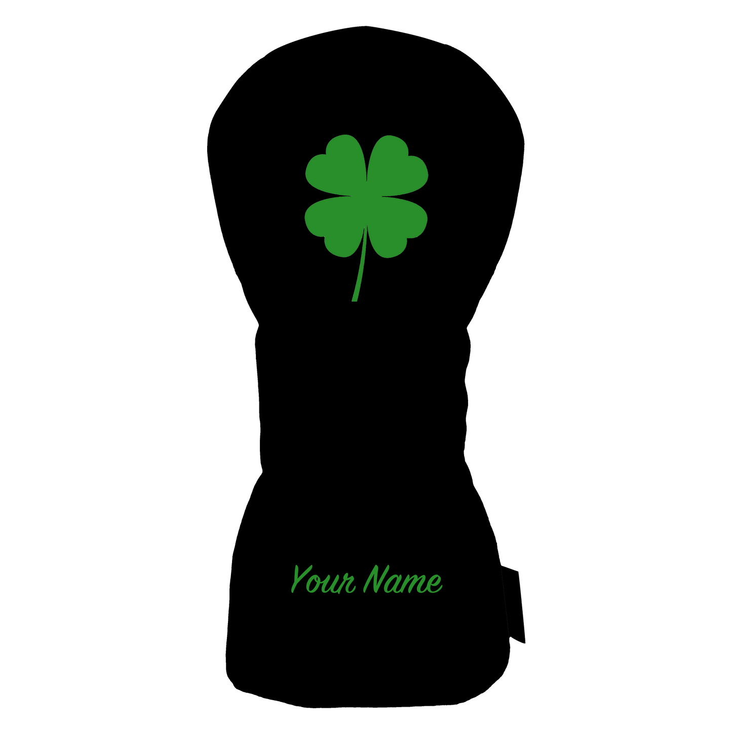 Customized Embroidered Golf Wood Head Cover(Black)