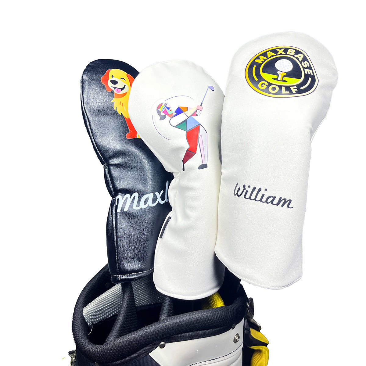 Customize Your Golf Head Cover, Personalized Golf Head Cover with Your Photo or Logo and Text